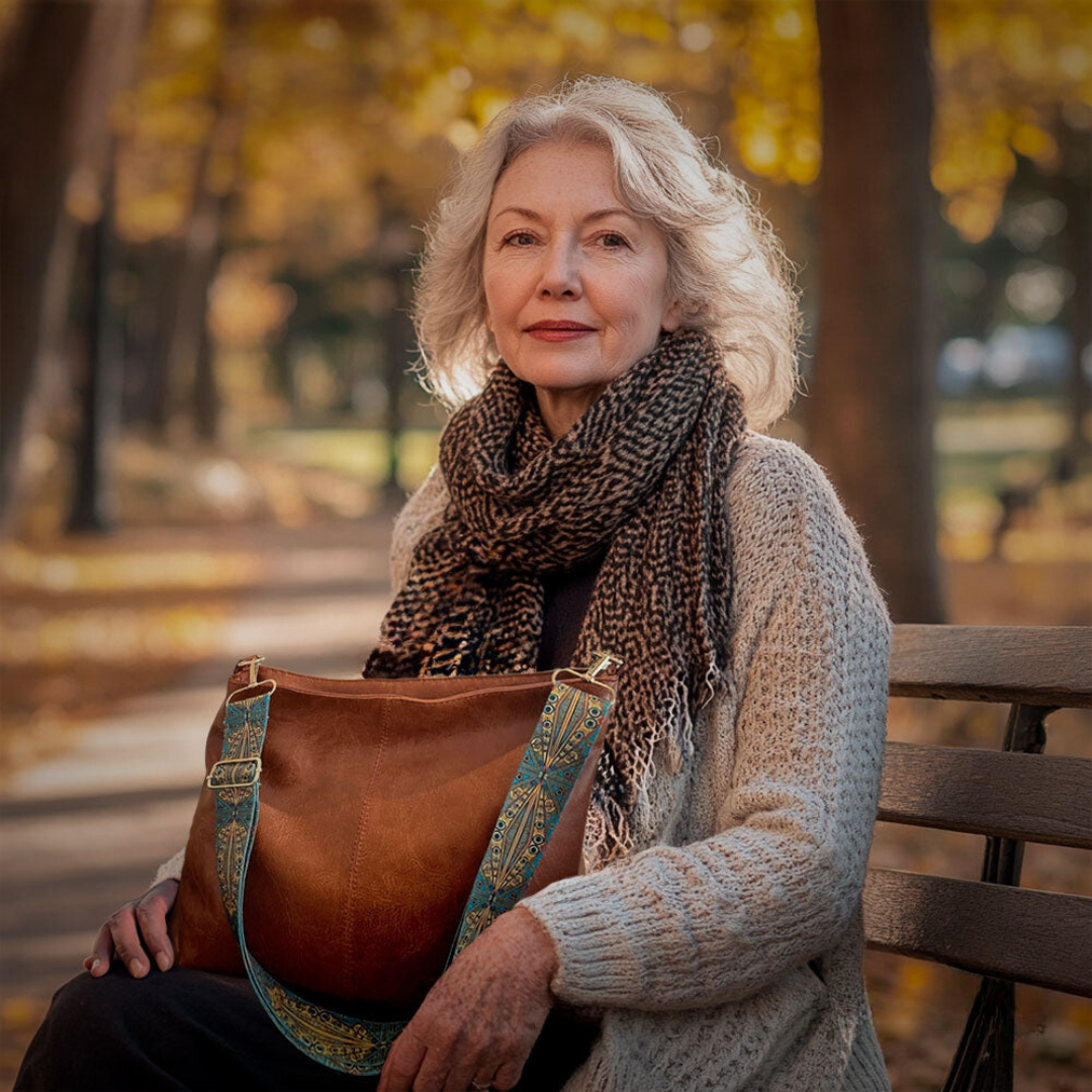 Freya - Sac à bandoulière vintage intemporel