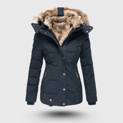 Hanne™ – Veste d'Hiver avec Col Doux et Coupe Ajustée