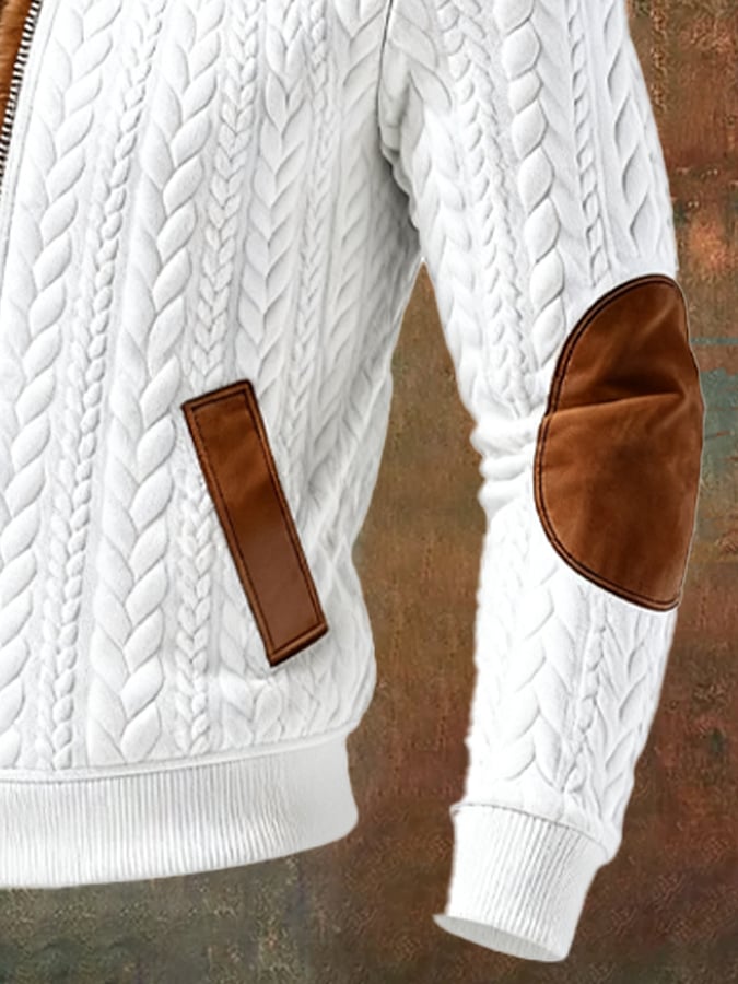 Adriel – Veste jacquard vintage homme