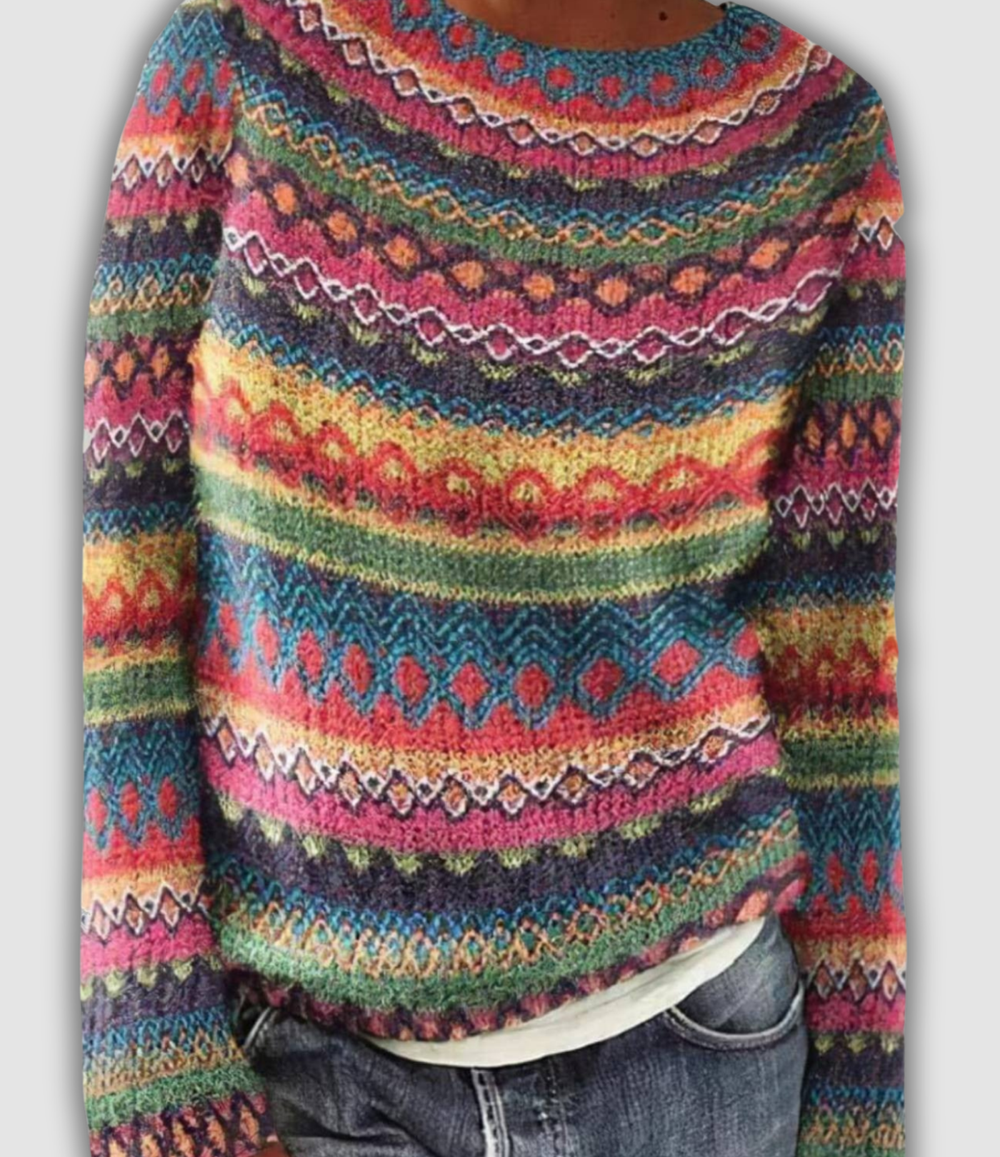 Dalia | Pull rétro chic