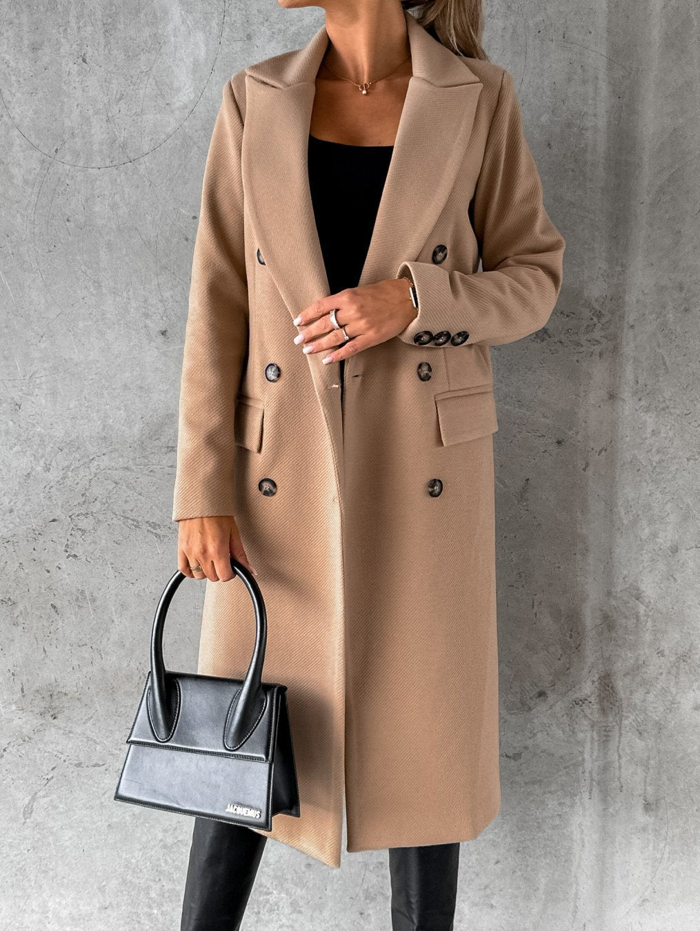Averra™ - Manteau Long Élégant Classique