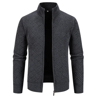 Thierry – Gilet Automnal à Col Montant Élégant