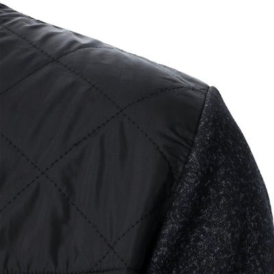 Henri – Manteau Tricoté à Rayures Élégant