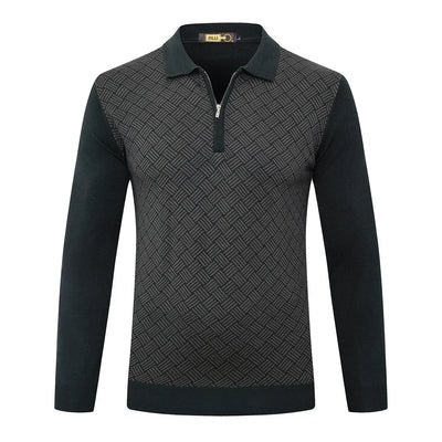 Michel - Pull Rayé Chaud et Confortable