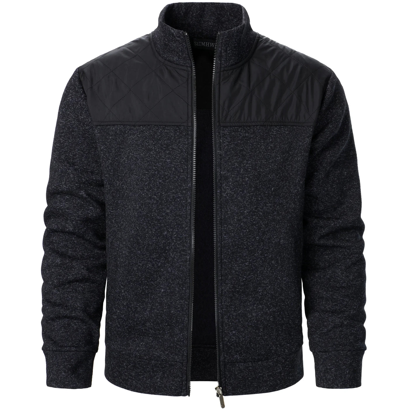 Henri – Manteau Tricoté à Rayures Élégant