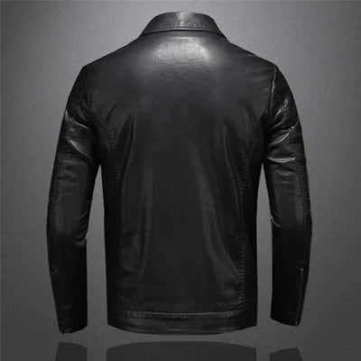 Colt - Blouson en cuir au style motard raffiné pour hommes